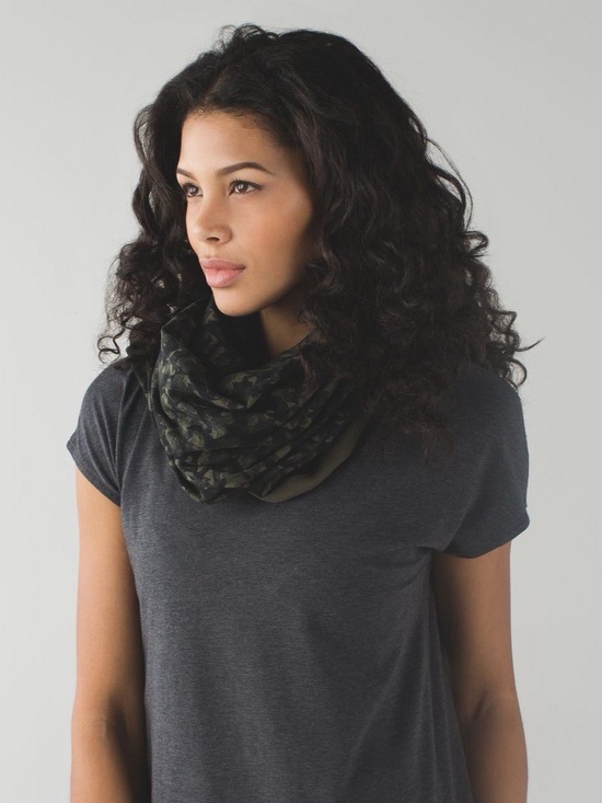 lululemon athletica Accessories - Lululemon Vinyasa Scarf *Cotton
Mystic Jungle Fatigue Green Black